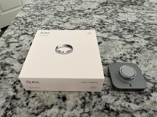 Oura Ring Gen 4 Silver Size 10