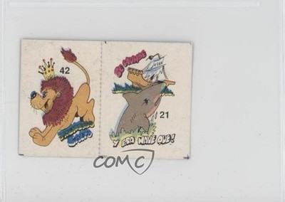 1985 Fight of the Century Stickers Pairs Tremendo Salto/Y Esa Nave Que! y0i