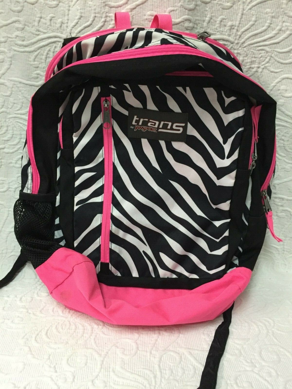 JanSport Trans Animal Print Pink Backpack Gem