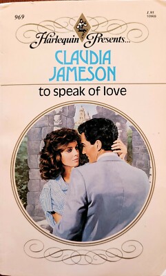 To Speak of Love by Claudia Jameson (1987, Paperback) 1st Edition 