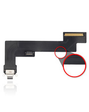 Charging Port Flex Cable Compatible For iPad Air 4 / 5 WiFi Version - Black