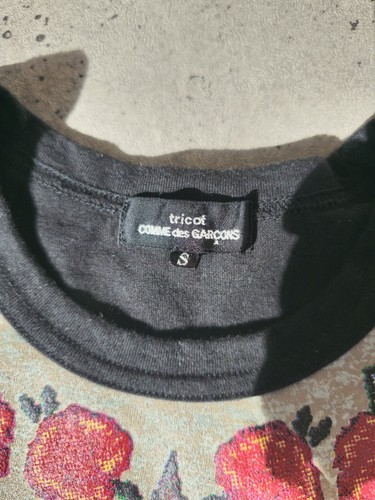 Trikot COMME des GARCONS T-Shirt Blumenmuster Print Größe S Made In Japan - Bild 10 von 24