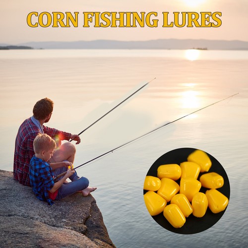 Plastic Sweetcorn Fishing Fake Corn For Carp 50Pcs Outdoor Freshwater Soft MU - Picture 5 of 11