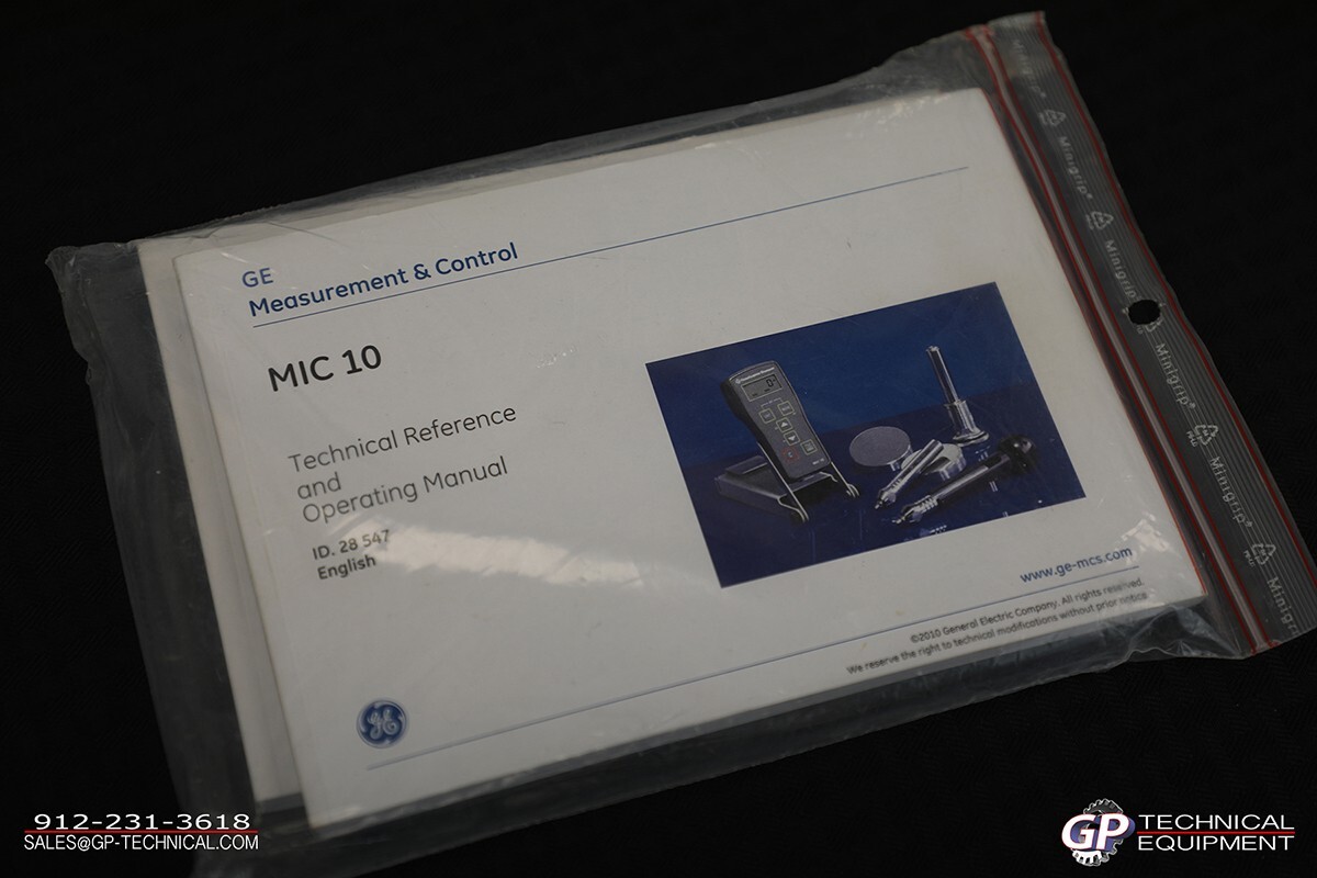 GE Inspection Technologies MIC 10 w/MIC 201 Probe Hardness Tester - Waygate NDT