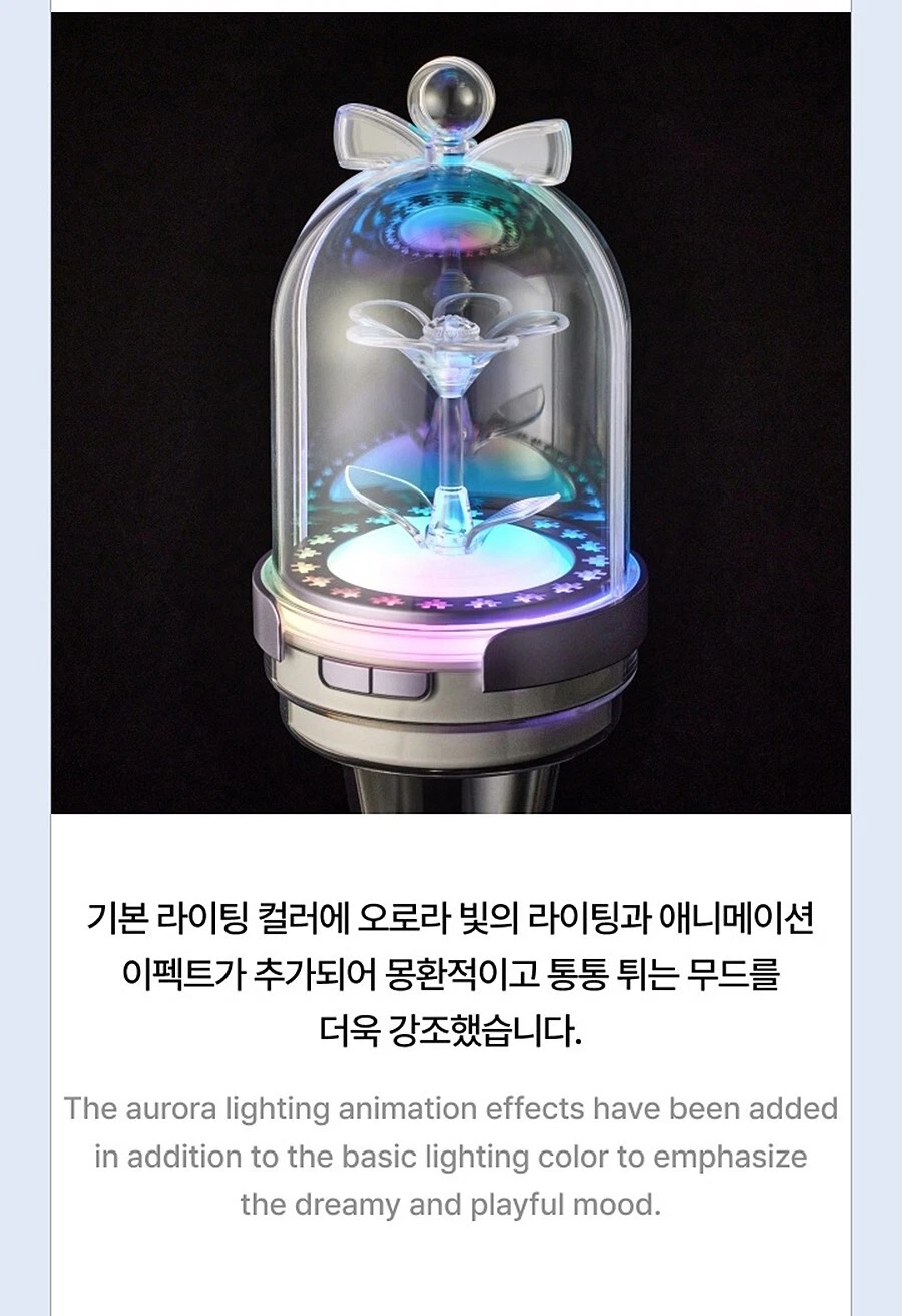 ILLIT OFFICIAL LIGHT STICK with Strap, Bag,5Card ,2Parts+etc