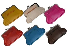 Genuine Leather Women's Coin Purse Change Card Change Holder Wallet   