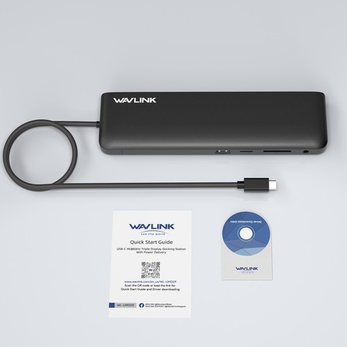 WAVLINK 12 in 1 4K Triple Display USB C Docking Station 85W PD for Windows Mac - Picture 8 of 8