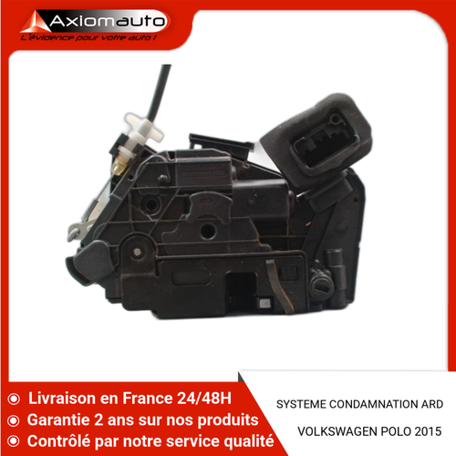 SERRURE DE PORTE Interieure Arriere Droite Vw Golf 5 Jetta 3 Touareg