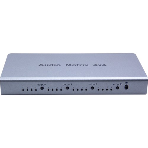 Audio Matrix 4x4 Switch Splitter SPDIF TOSLINK Digital Optical Audio 4 In 4 Out - Picture 2 of 11