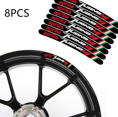 Aprilia Racing Motorbike Decals Set - Fairing & Helmet Stickers For RSV, RS, Tuono, SR50 (apr05l)