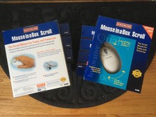 Kensington 64480 Mouse-in-a-Box Scroll USB/PS2 Mouse PC/Mac NEW Sealed