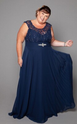 princess polly baby blue dress Steel Blue Dress Mother of the Bride main image 1