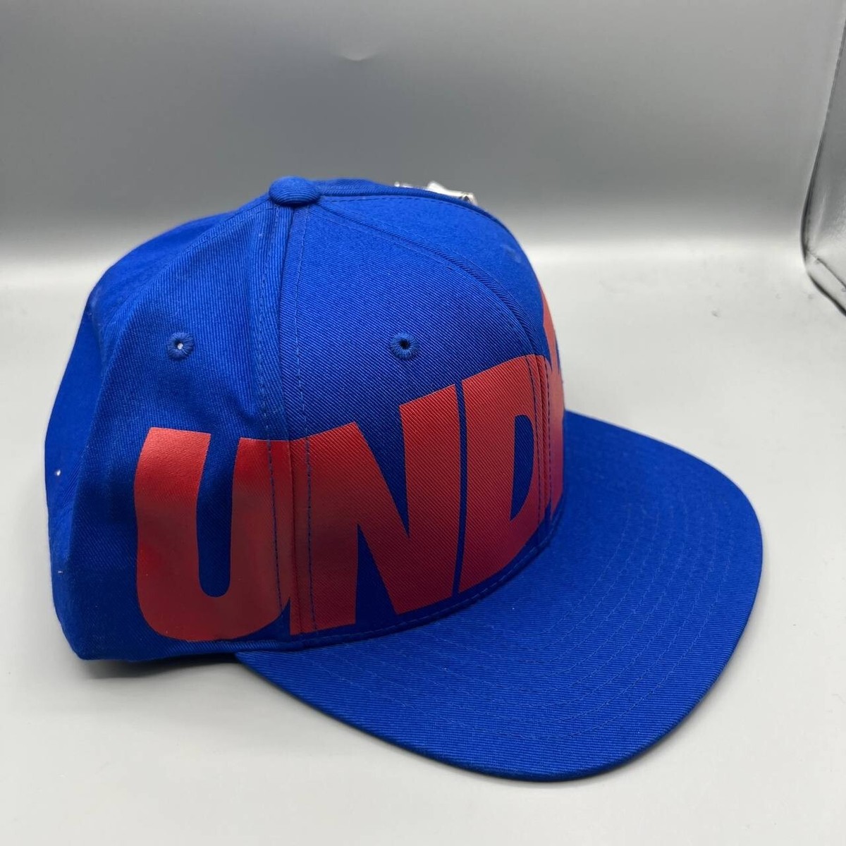 Undefeated Hat Men Blue Big Logo Snap Back Cap New | eBay