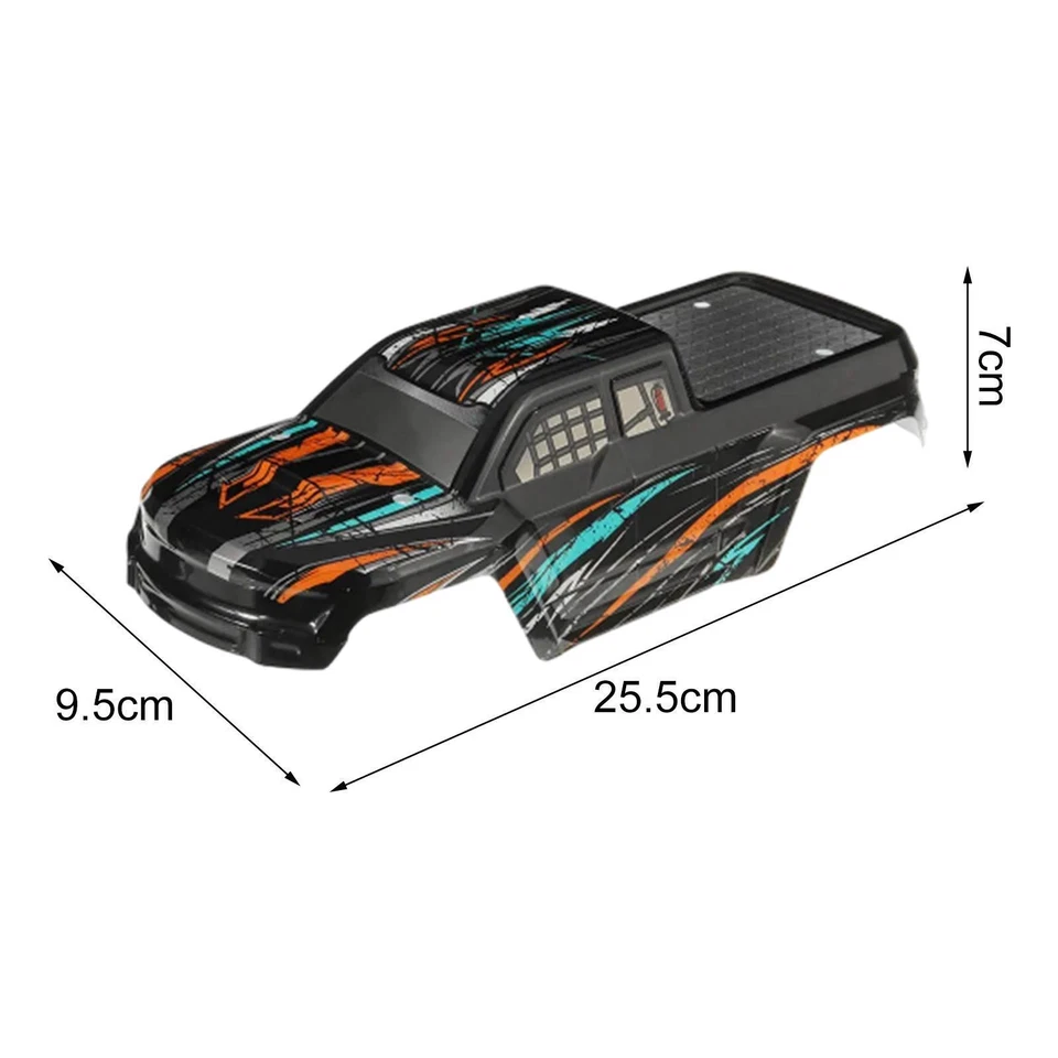 Plastica RC Car Body Shell per Hbx 16889 16889A 1:16 RC Model Car Upgrade - Immagine 3 di 3