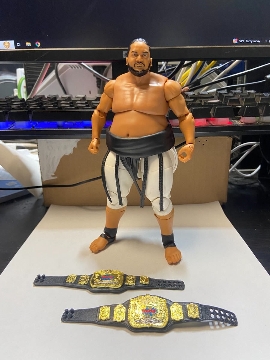ＷＷＥフィギュア    ２体 WWE Wrestling Classic Superstars Yokozuna vs. Bret Hart