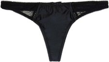 NEW DITA VON TEESE HER SEXCELLENCY BLACK GSTRING THONG BRIEF SIZE 16 / XL