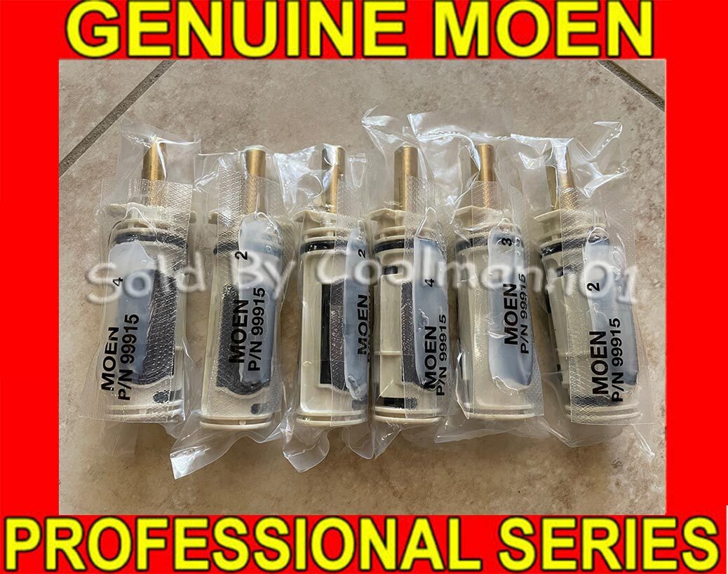 NEW! 6 GENUINE MOEN 1222/1222B POSI-TEMP Shower Cartridge