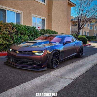 2x upgrade Projector Headlights for 2014-2015 Chevrolet Camaro 6th Gen LED DRL