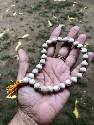 1 Stück 9mm TULSI Tulasi Pocket Mala, 27+1 Guru Bead Holy Basil Vaishnav Iskcon
