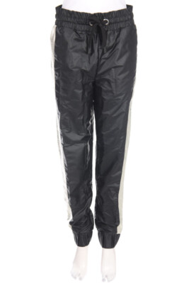 NO KA OI Jogger Pants Metallic Effect 3 = L black silver Pua Pants NEW