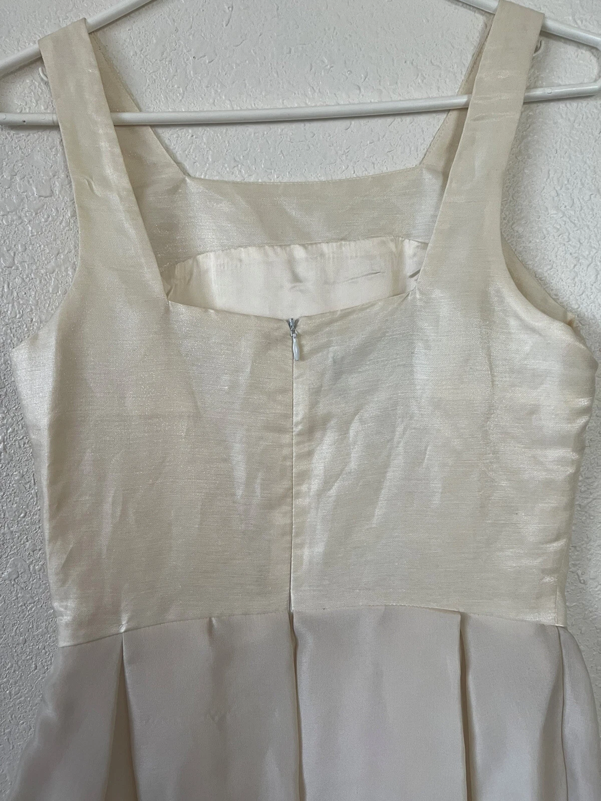 Abito VERSUS Gianni Versace vintage anni 70 80 autentico panna seta avaria tg 26 40 NUOVO