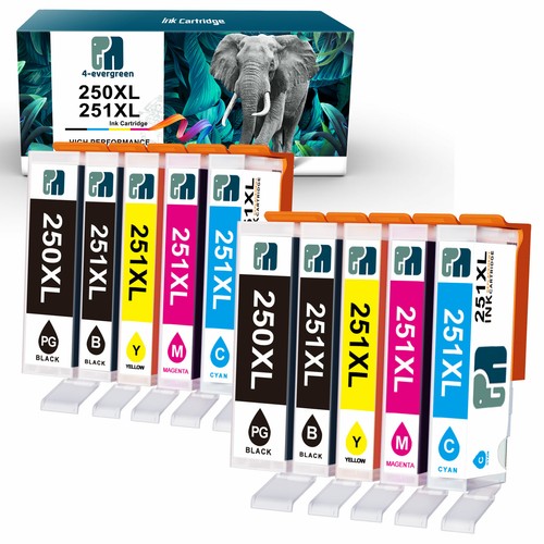 10 PK PGI250XL CLI251XL Ink Cartridge Set For Canon MG6420 MX722