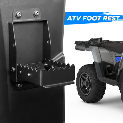 KEMIMOTO 2 pcs ATV Foot Rest Pedestal for Polaris Sportsman Arctic Cat Yamaha