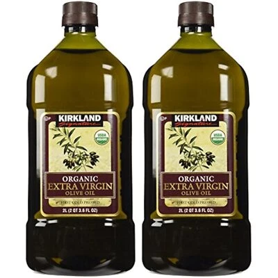 Kirkland Signature 2 x Organic Extra Virgin Olive Oil, 2 Liters