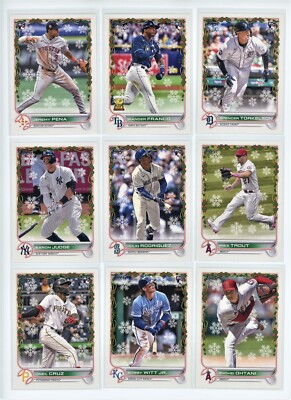 2022 Topps Holiday Baseball YOU PICK -COMPLETE YOUR SET (1-200) BUY 2 GET 1 FREE
