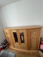 large wooden sideboard
