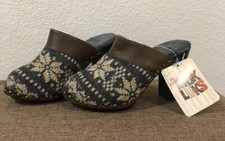 MUK LUKS Women  s KAMERYN CLOG MULE Shoes Size 7 MukLuks Taupe 16597 NEW 79