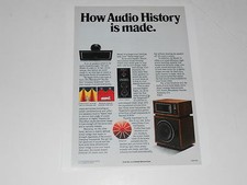 Altec Model 14 Speaker Ad, Mantaray Horn Info, 1 page, 1975