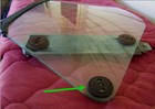 <!--F#f_0-->HQ HJ HX 2DOOR MONARO GLASS NUT FOR REAR ¼ ROLLER<!--F/-->