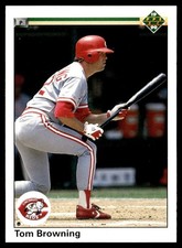1990 Upper Deck Tom Browning Cincinnati Reds #189A