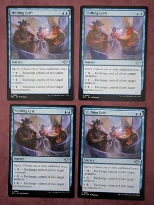 MTG 4 x OTJ Uncommon SHIFTING GRIFT NM