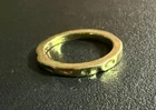 Vintage Costume Jewelry Ring Size 5.75 Minimalist Stacking Gold Tone