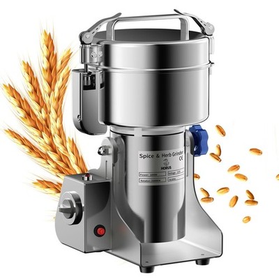Electric Grain Mill 1000g Home Flour Mill for Wheat Rice Corn Herbs Spices | ...