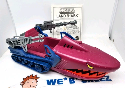 MOTU He-Man Land Shark Evil Vehicle Complete Vintage Mattel 7892 1984