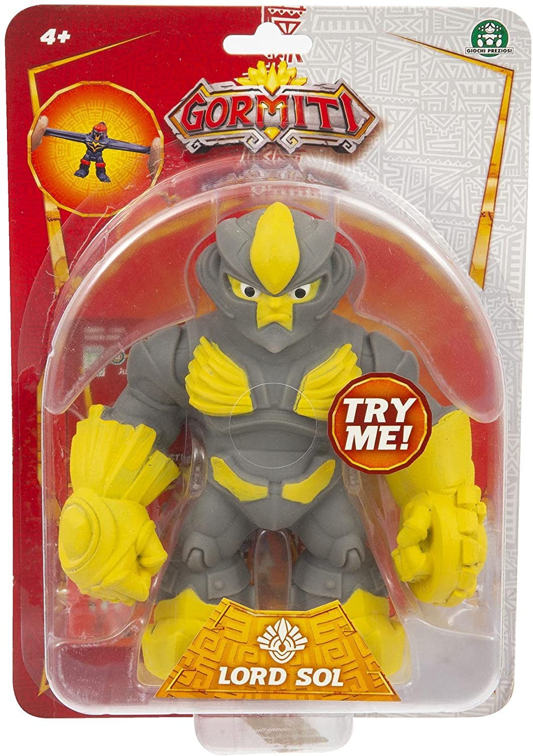 GORMITI Ausziehfigur LORD SOL Stretch Original Wertvolle Spiele