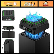 Cooling Fan for Xbox Series X - Dust Proof, 11 Lighting Modes, Adjustable Cooler