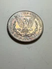 1878-S Morgan Silver Dollar Coin Rainbow Tone Au/ Uncirculated First Year Issue