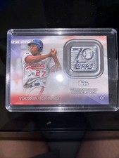 2021 Topps - Topps 70th Anniversary Manufactured Logo Patches Vladimir Guerrero