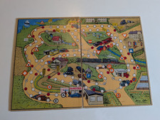 Altes Brettspiel "Die Fahrschule", Nur das Spielbrett