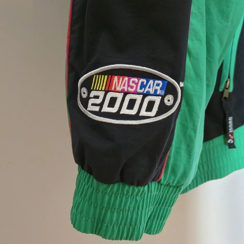 Chaqueta acolchada con capucha XXL vintage 2000 Nascar Chase Authentics Bobby Labonte #18 Foto 4 de 4