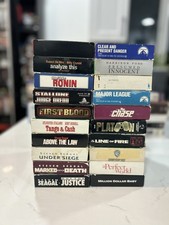 Lot Of 20 Classic Action Vhs Big Actors 80 s 90 s