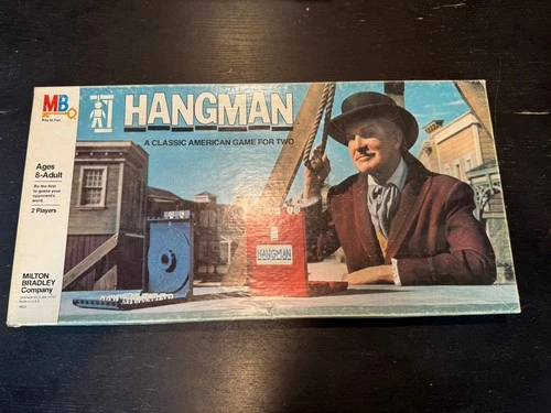 VINTAGE Hangman 1976 Milton Bradley Tile Board Game