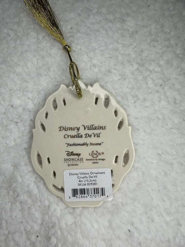 Ornamento Lenox Disney Villains Cruella DeVil   Foto 2 de 2