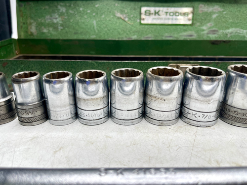 VTG SK Tools 1/2" Drive 7/16–1-1/4 SAE 14 pc Socket 12pt w/ Breaker, Case VIDEO - Picture 6 of 11