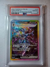 PSA 10 Gem Mint Pokemon Prismatic Ceruledge Ex SIR 147 Special Illustration Rare