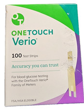 OneTouch Verio Glucose Blood Test Strips - 100 Count